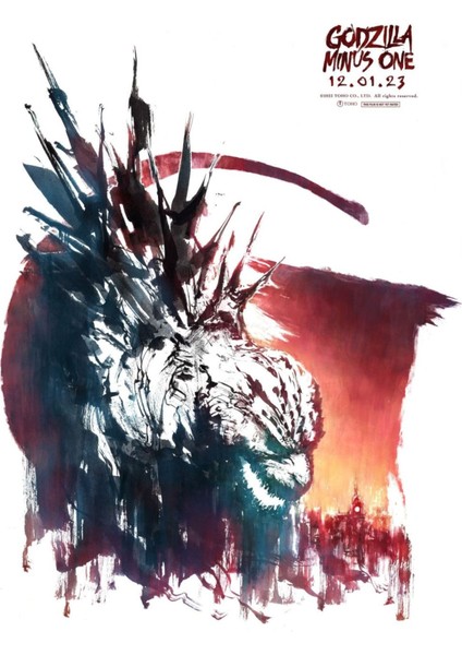 Godzilla Minus One (2023) 0002 ( Folyo ) - Afiş - POSTER-3116 ( 50 cm x 70 cm )