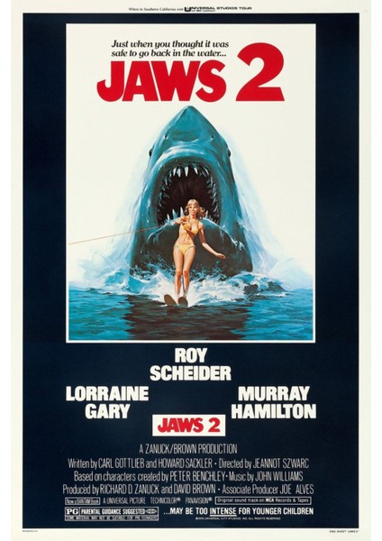 Jaws 2 (1978) ( Folyo ) - Afiş - POSTER-3902 ( 50 cm x 70 cm )