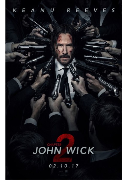 John Wick Chapter 2 (2017) 0014 ( Folyo ) - Afiş - POSTER-3953 ( 50 cm x 70 cm )