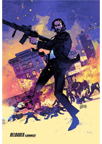 John Wick Chapter 2 (2017) 0002 ( Folyo ) - Afiş - POSTER-3942 ( 50 cm x 70 cm )