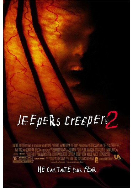 Jeepers Creepers 2 (2003) 2 ( Folyo ) - Afiş - POSTER-3911 ( 50 cm x 70 cm )