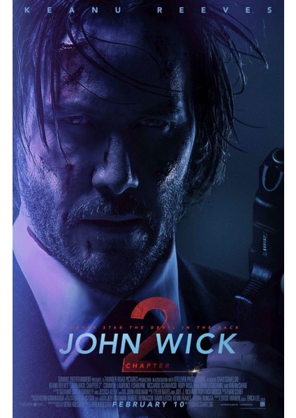 John Wick Chapter 2 (2017) 0003 ( Folyo ) - Afiş - POSTER-3943 ( 50 cm x 70 cm )