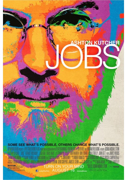 Jobs (2013) ( Folyo ) - Afiş - POSTER-3931 ( 50 cm x 70 cm )