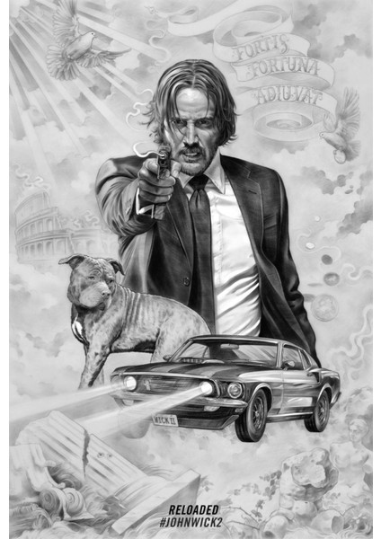 John Wick Chapter 2 (2017) 0011 ( Folyo ) - Afiş - POSTER-3950 ( 50 cm x 70 cm )