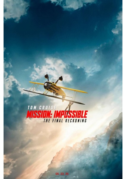 Mission Impossible - The Final Reckoning (2025) 0002 ( Folyo ) - Afiş - POSTER-4642 ( 50 cm x 70 cm )