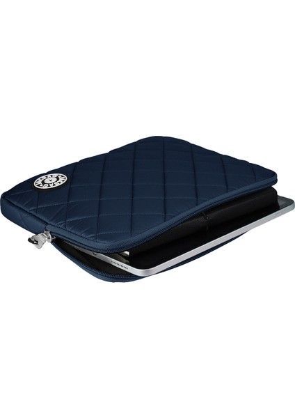 Tablet Soft-Fermuarlı Kapitone Tablet Çantası