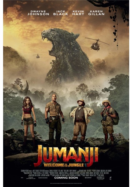 Jumanji Welcome To The Jungle (2017) 1 ( Folyo ) - Afiş - POSTER-4031 ( 50 cm x 70 cm )