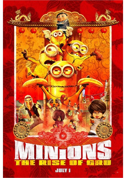 Minions The Rise Of Gru (2022) 3 ( Folyo ) - Afiş - POSTER-4614 ( 50 cm x 70 cm )