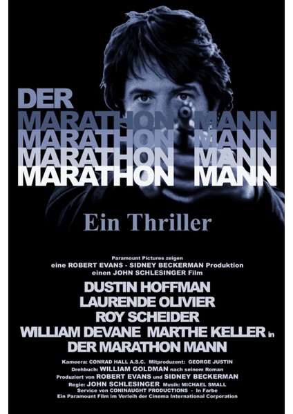 Marathon Man (1976) ( Folyo ) - Afiş - POSTER-4490 ( 50 cm x 70 cm )