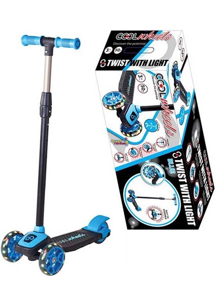 Scooter Cool Wheels Işıklı Pembe Twist Scooter 5+