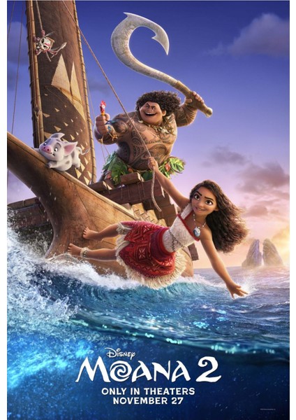 Moana 2 (2024) 0007 ( Folyo ) - Afiş - POSTER-4659 ( 50 cm x 70 cm )