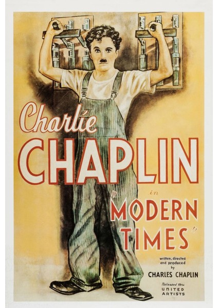 Modern Times (1936) 1 ( Folyo ) - Afiş - POSTER-4671 ( 50 cm x 70 cm )