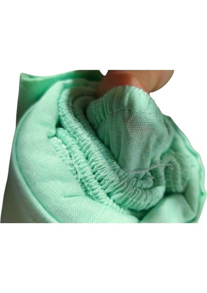 Tek Kişilik Mint Yeşili Lastikli Çarşaf fırsatları
