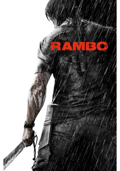 Rambo (2008) 4 Afiş - Poster ( Folyo ) - Afiş - POSTER-5285 ( 50 cm x 70 cm )