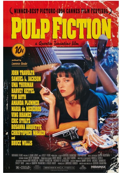 Pulp Fiction (1994) 0001 Afiş - Poster ( Folyo ) - Afiş - POSTER-5224 ( 50 cm x 70 cm )