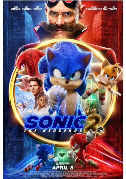 Sonic The Hedgehog 2 (2022) 0001 Afiş - Poster ( Folyo ) - Afiş - POSTER-5832 ( 50 cm x 70 cm )