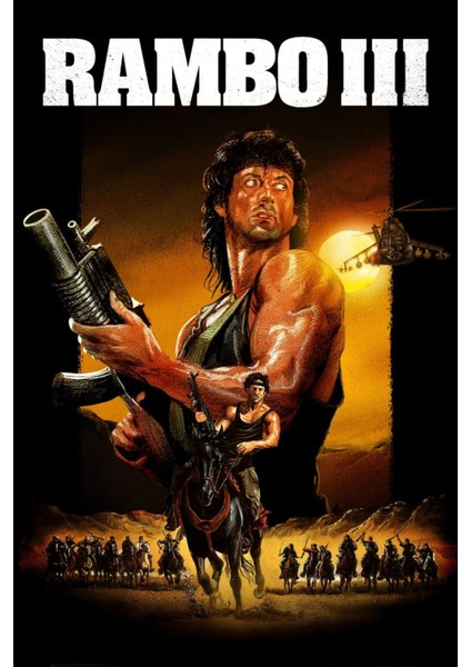 Rambo Iıı (1988) 3 Afiş - Poster ( Folyo ) - Afiş - POSTER-5295 ( 50 cm x 70 cm )