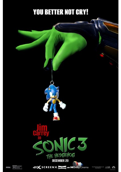 Sonic The Hedgehog 3 (2024) 0005 Afiş - Poster ( Folyo ) - Afiş - POSTER-5844 ( 50 cm x 70 cm )