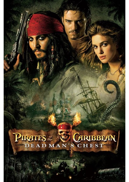 Pirates Of The Caribbean Dead Man's Chest (2006) ( Folyo ) - Afiş - POSTER-5073 ( 50 cm x 70 cm )
