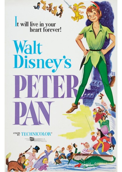Peter Pan (1953) 7 ( Folyo ) - Afiş - POSTER-5027 ( 50 cm x 70 cm )