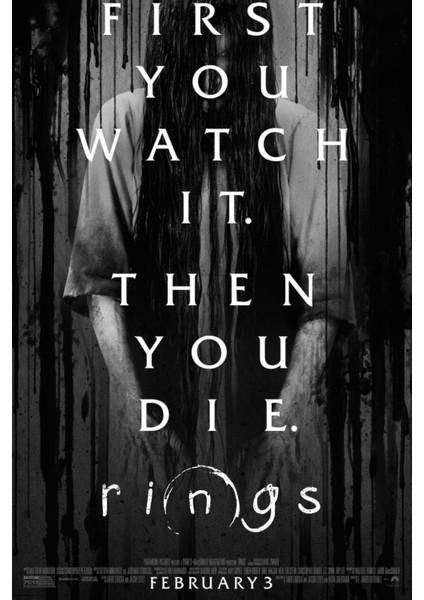 Rings (2017) Afiş - Poster ( Folyo ) - Afiş - POSTER-5442 ( 50 cm x 70 cm )