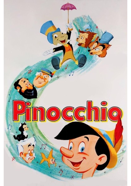 Pinocchio (1940) 2 ( Folyo ) - Afiş - POSTER-5046 ( 50 cm x 70 cm )