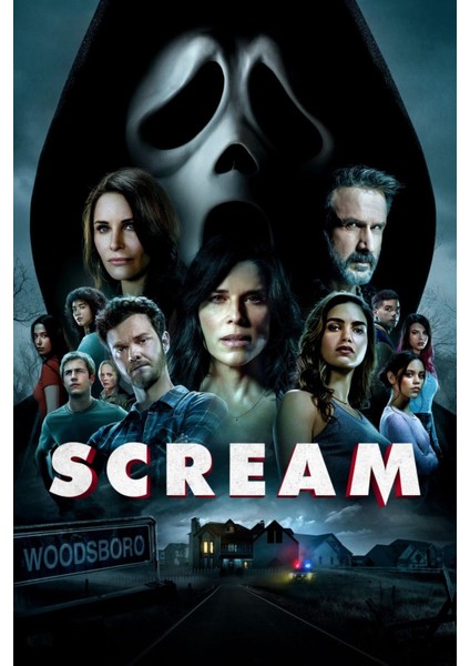 Scream (2022) Afiş - Poster ( Folyo ) - Afiş - POSTER-5645 ( 50 cm x 70 cm )