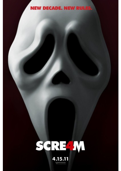 Scream 4 (2011) 1 Afiş - Poster ( Folyo ) - Afiş - POSTER-5648 ( 50 cm x 70 cm )