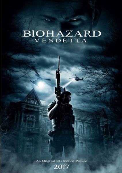 Resident Evil Vendetta (2017) Afiş - Poster ( Folyo ) - Afiş - POSTER-5416 ( 50 cm x 70 cm )