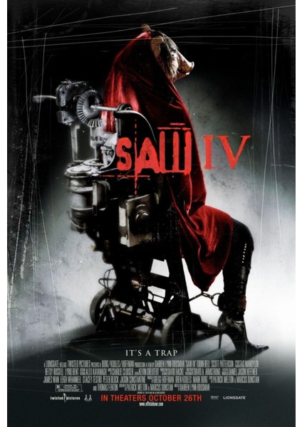 Saw Iv (2007) 2 Afiş - Poster ( Folyo ) - Afiş - POSTER-5582 ( 50 cm x 70 cm )