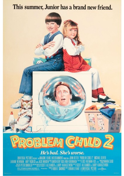 Problem Child 2 (1991) Afiş - Poster ( Folyo ) - Afiş - POSTER-5208 ( 50 cm x 70 cm )