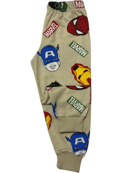 Erkek Çocuk Iki Iplik Şardonlu Marwel Desenli Eşofman Takımı fiyatları