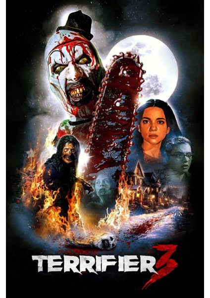 Terrifier 3 (2024) 0001 Afiş - Poster ( Folyo ) - Afiş - POSTER-6457 ( 50 cm x 70 cm )