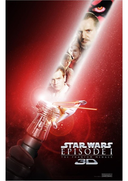 Star Wars Episode I - The Phantom Menace (1999) 1 (Folyo / Afiş / Poster) 6093 ( 50 cm x 70 cm )