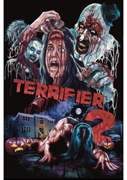 Terrifier 2 (2022) 1 (Folyo / Afiş / Poster) 6454 ( 50 cm x 70 cm )