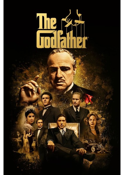 The Godfather (1972) 0005 Afiş - Poster ( Folyo ) - Afiş - POSTER-7021 ( 50 cm x 70 cm )