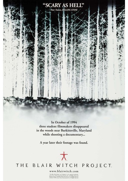 The Blair Witch Project (1999) 2 Afiş - Poster ( Folyo ) - Afiş - POSTER-6616 ( 50 cm x 70 cm )