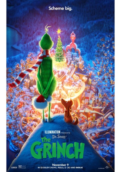 The Grinch (2018) 2 (Folyo / Afiş / Poster) 7099 ( 50 cm x 70 cm )