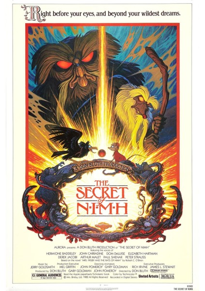 The Secret Of Nımh (1982) (Folyo / Afiş / Poster) 7841 ( 50 cm x 70 cm )