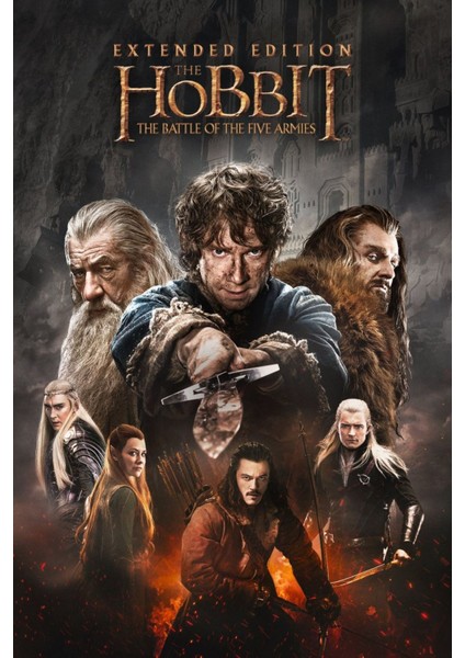 The Hobbit The Battle Of The Five Armies (2014) 0003 (Folyo / Afiş / Poster) 7161 ( 50 cm x 70 cm )