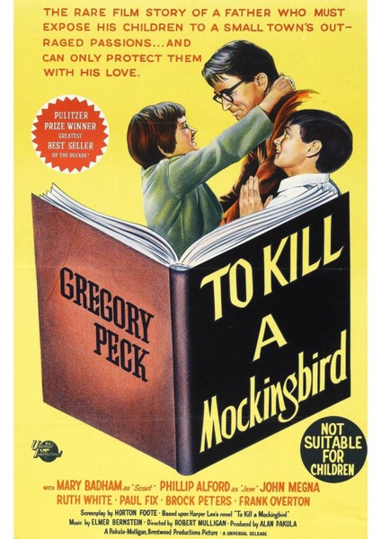 To Kill A Mockingbird (1962) 4 (Folyo / Afiş / Poster) 8247 ( 50 cm x 70 cm )