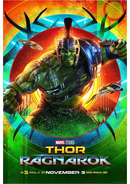 Thor Ragnarok (2017) 3 Afiş - Poster ( Folyo ) - Afiş - POSTER-8154 ( 50 cm x 70 cm )