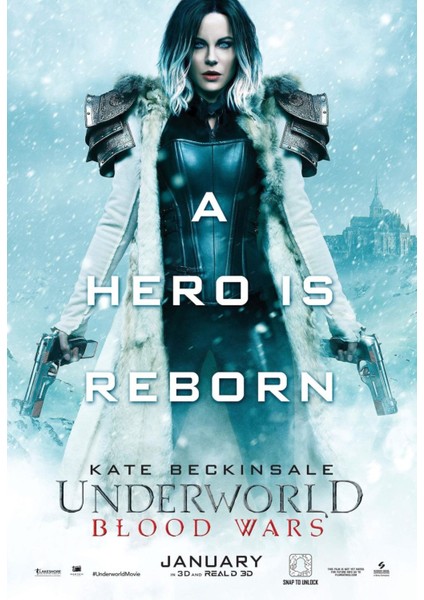 Underworld Blood Wars (2016) 3 Afiş - Poster ( Folyo ) - Afiş - POSTER-8517 ( 50 cm x 70 cm )