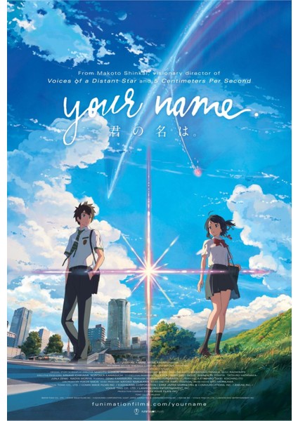 Your Name. (2016) 0001 Afiş - Poster ( Folyo ) - Afiş - POSTER-8679 ( 50 cm x 70 cm )
