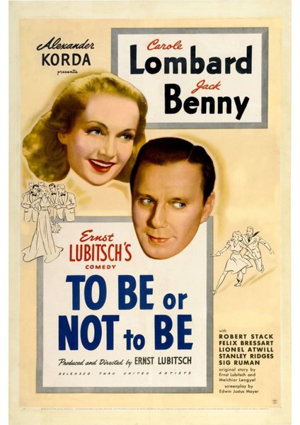 To Be Or Not To Be (1942) 2 Afiş - Poster ( Folyo ) - Afiş - POSTER-8235 ( 50 cm x 70 cm )