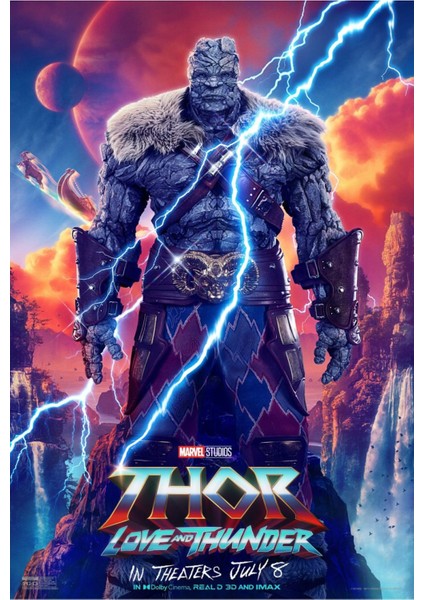 Thor Love And Thunder (2022) 18 Afiş - Poster ( Folyo ) - Afiş - POSTER-8148 ( 50 cm x 70 cm )