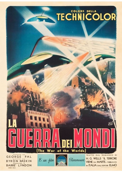 The War Of The Worlds (1953) Afiş - Poster ( Folyo ) - Afiş - POSTER-8057 ( 50 cm x 70 cm )