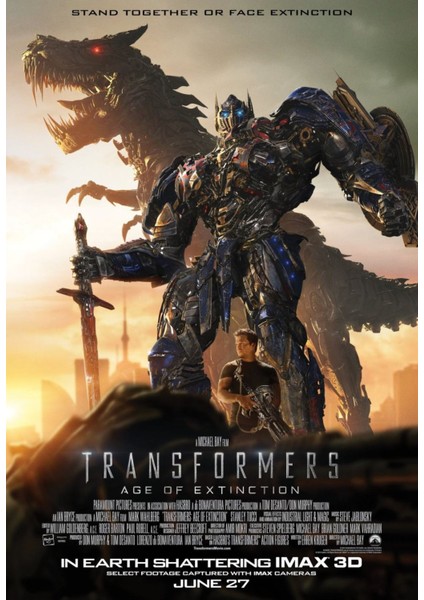 Transformers Age Of Extinction (2014) 8 Afiş - Poster ( Folyo ) - Afiş - POSTER-8343 ( 50 cm x 70 cm )