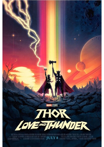 Thor Love And Thunder (2022) 15 Afiş - Poster ( Folyo ) - Afiş - POSTER-8145 ( 50 cm x 70 cm )