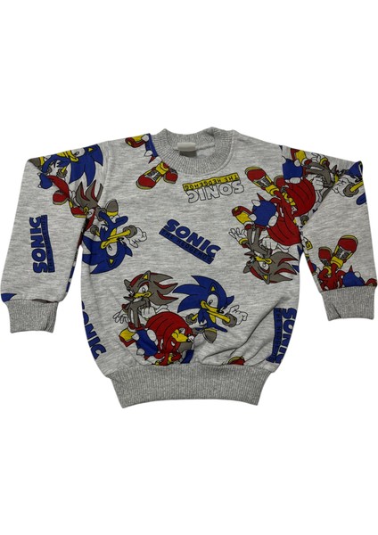 Erkek Çocuk Iki Iplik Şardonlu Sonic Desenli Eşofman Takımı fiyatları